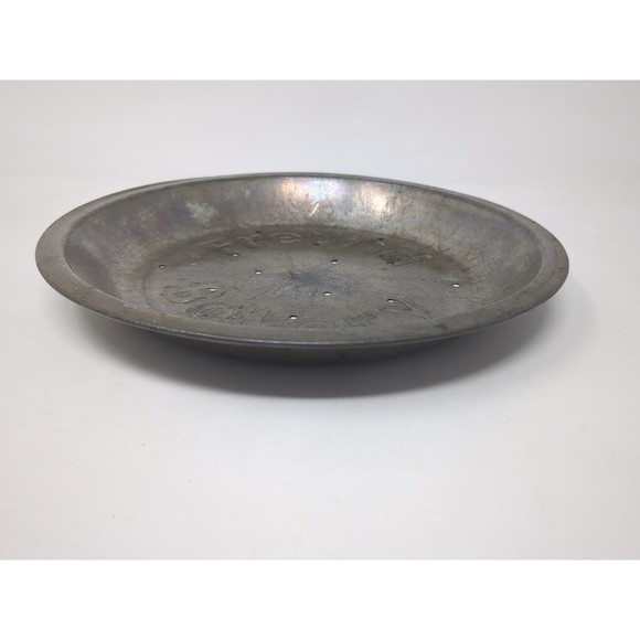 Freund Bakery Tin Metal Pie Pan 9” St Louis Missouri Kitchen Jewish Decor VTG - Picture 4 of 9